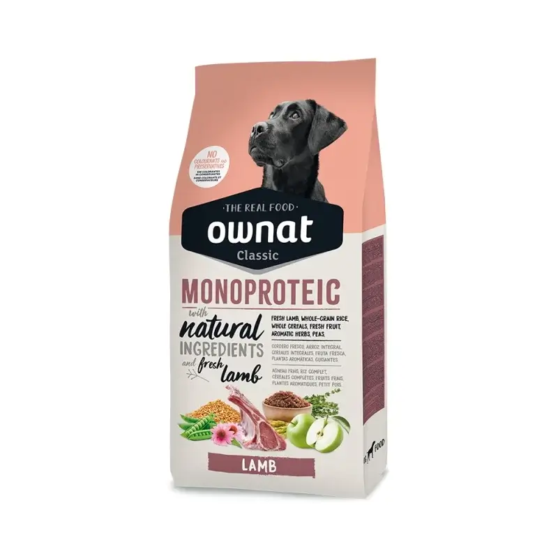 ownat-classic-monoproteic-adult-lamb Ownat Classic Monoproteic Adult Lamb 4Kg - Image 1