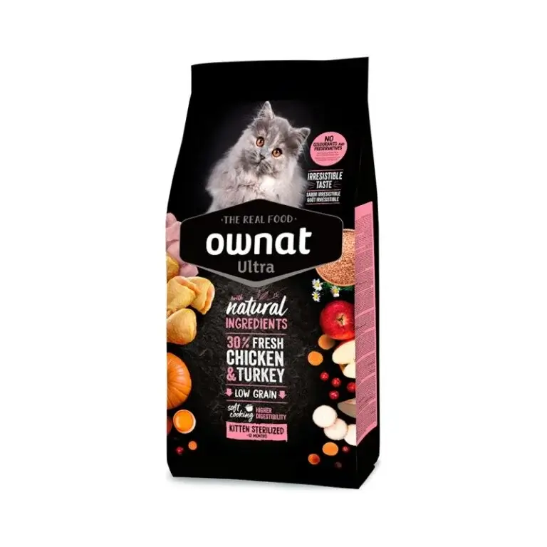 ownat-ultra-sterilized-kitten Ownat Ultra Low Grain Sterilized Kitten Chicken & Turkey - Image 1