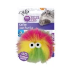 AFP Παιχνίδι Γάτας Fluffer Ball Κίτρινο με Catnip 9,5×9,5x5cm
