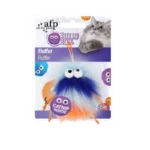 AFP Παιχνίδι Γάτας Fluffer Ball Μπλέ με Catnip 9,5×9,5x5cm