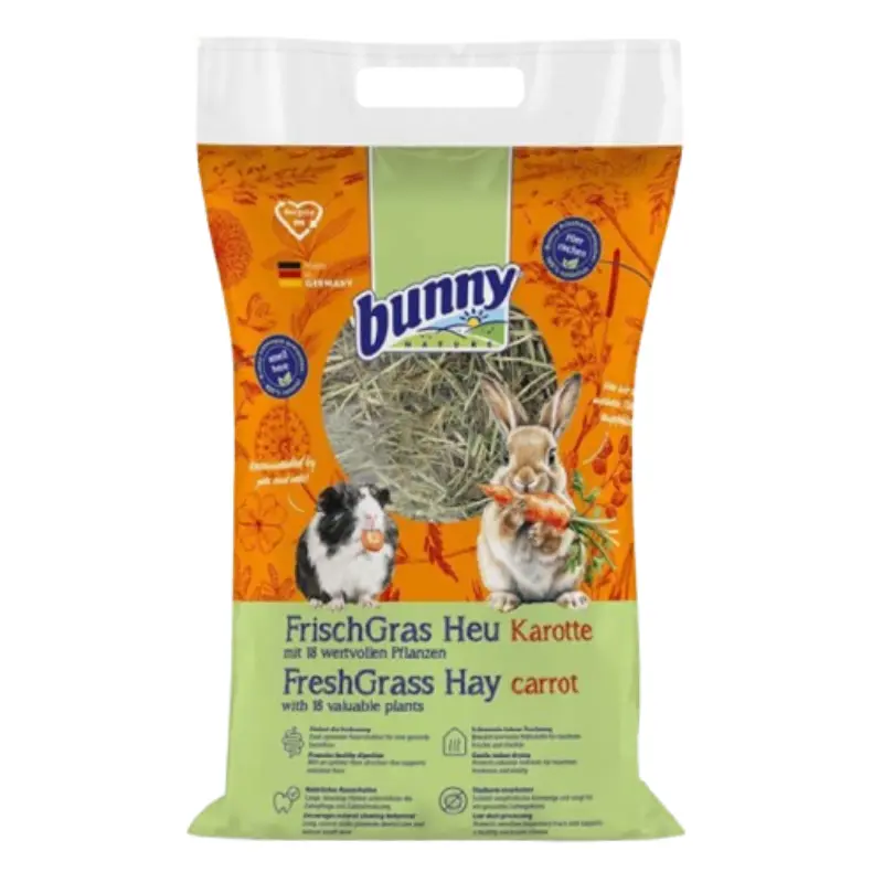 chorto-bunny-freshgrass-hay-me-karoto-500gr Χόρτο Bunny Freshgrass Hay Με Καρότο 500gr - Image 1
