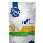 EGEO Cat Adult Κοτόπουλο, Κρόκος Αυγού & Catnip σε mousse 85gr
