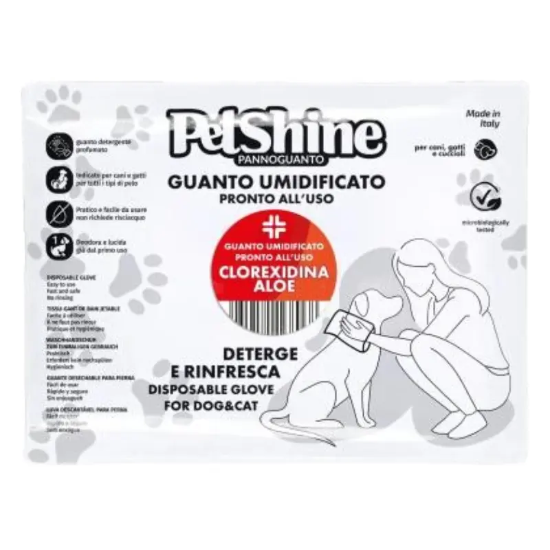 ganti-stegnou-katharismou-pet-shine-clorixedini-aloh PetShine Γάντι Στεγνού Καθαρισμού Αλόη - Image 1