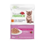 Natural Trainer Cat Wet Food Kitten & Young Turkey 85gr