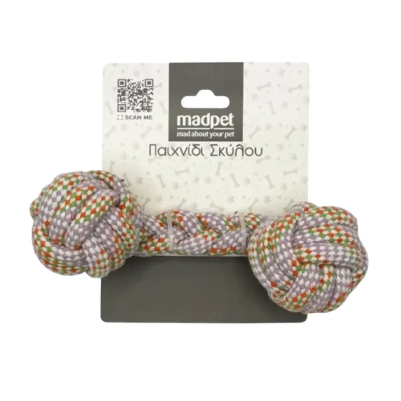 madpet-sxoini-dumbell-80001 Σχοινί Dumbbell 18x6cm - Image 1