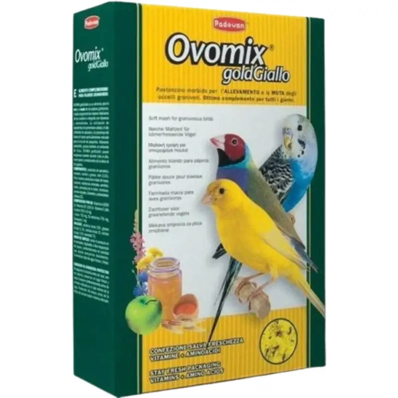 padovan-ovomix-gold-giallo-300gr Padovan Ovomix Gold Giallo – Πολυβιταμίνη για πτηνά 300gr - Image 1