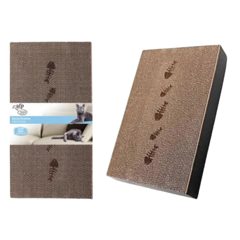 paixnidi-gatas-classic-comfort-cardboard-scratcer-jumbo-48x25x4cm-A2387 Afp Παιχνίδι Γάτας Ονυχοδρόμιο Cardoard Scratcher 48x25x4cm - Image 1