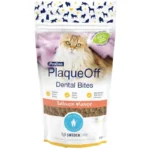 PlaqueOff Salmon Cat Dental Bites 60gr