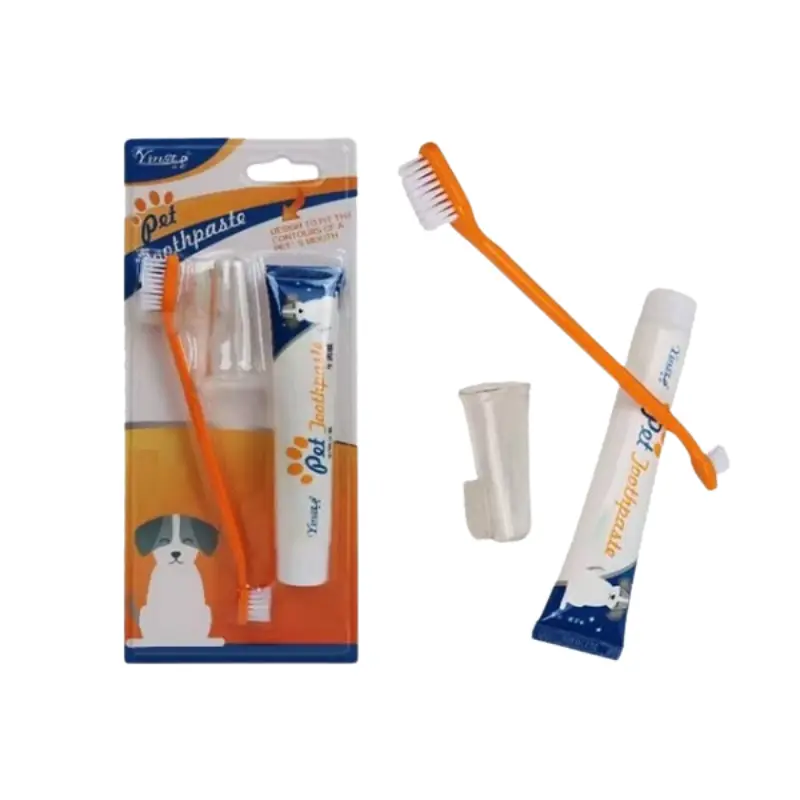 set-odontikis-frontidas-beef-me-2-odontovourtses-c142b Σετ Στοματικής Υγιεινής για Σκύλους κατά της Πέτρας & Πλάκας 70gr - Image 1