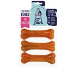 Snack n’ Bark Συμπαγή Κόκκαλο Με Γεύση Μπέικον Bacon 13cm 55gr 3 Τμχ