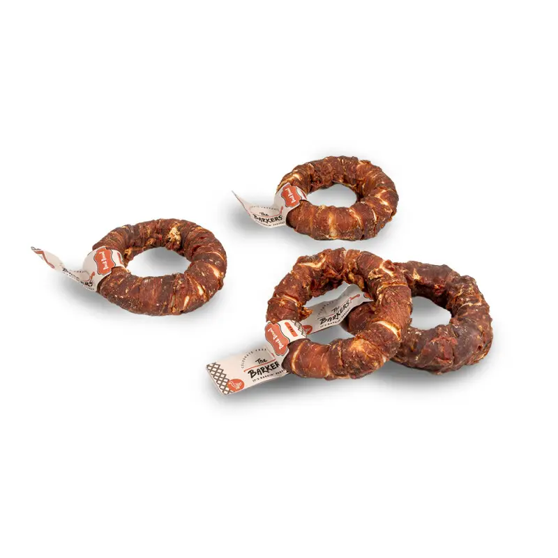 the-barkers-duck-donut- The Barkers BBQ Donut Duck 7cm 40gr 1τμχ - Image 1