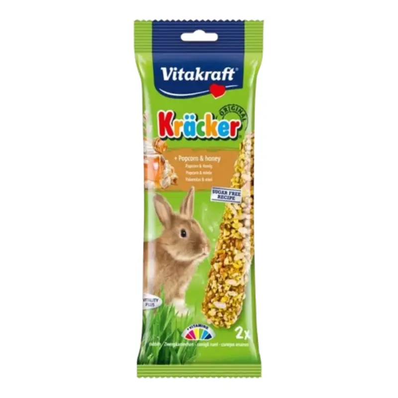 vitakraft-kracker-gia-kounelia-me-popcorn-kai-meli-2tmx Vitakraft Kracker Duo Για Κουνελι Με Popcorn & Μελι 2τμχ - Image 1