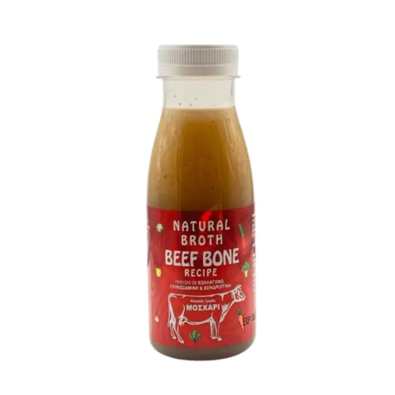 BROTH+BEEF Φυσικός Παστεριωμένος Ζωμός Βοδινού & Λαχανικών 250ml - Image 1