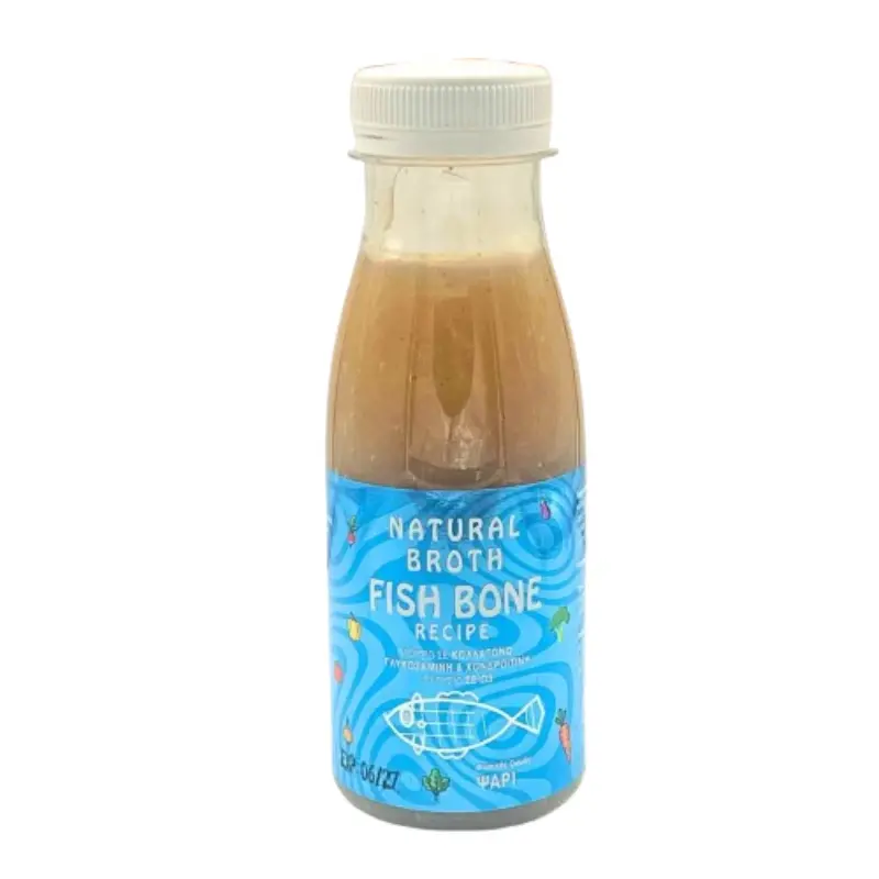 BROTH+FISH Φυσικός Παστεριωμένος Ζωμός Ψαριού & Λαχανικών 250ml - Image 1