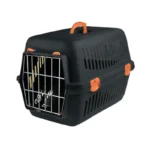 Box Μεταφοράς Σκύλου ή Γάτας Felix 48x32,5x32,5cm Μαύρο-Πορτοκαλί (Μεταλλική Πόρτα)