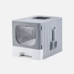 Κλειστή Λεκάνη - Τουαλέτα Γάτας Mr Stinky Foldable Litter Box 49x39,2x38,3cm Γκρι