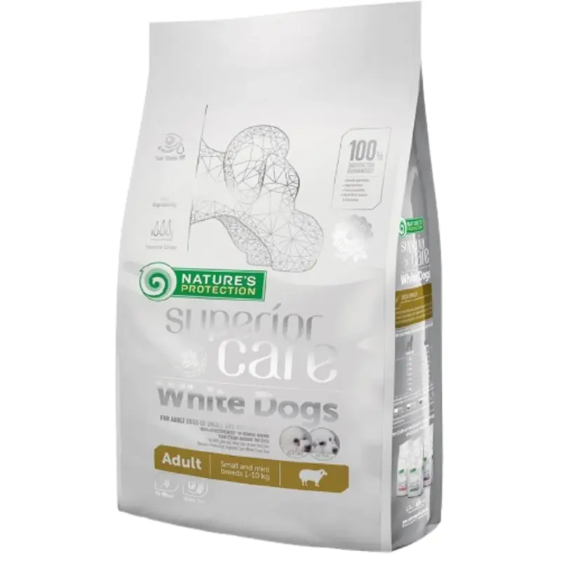 147.0076__1_-1600x1600h Nature's Protection Superior Care White Dog Small & Mini Adult με Αρνί 1,5kg - Image 1
