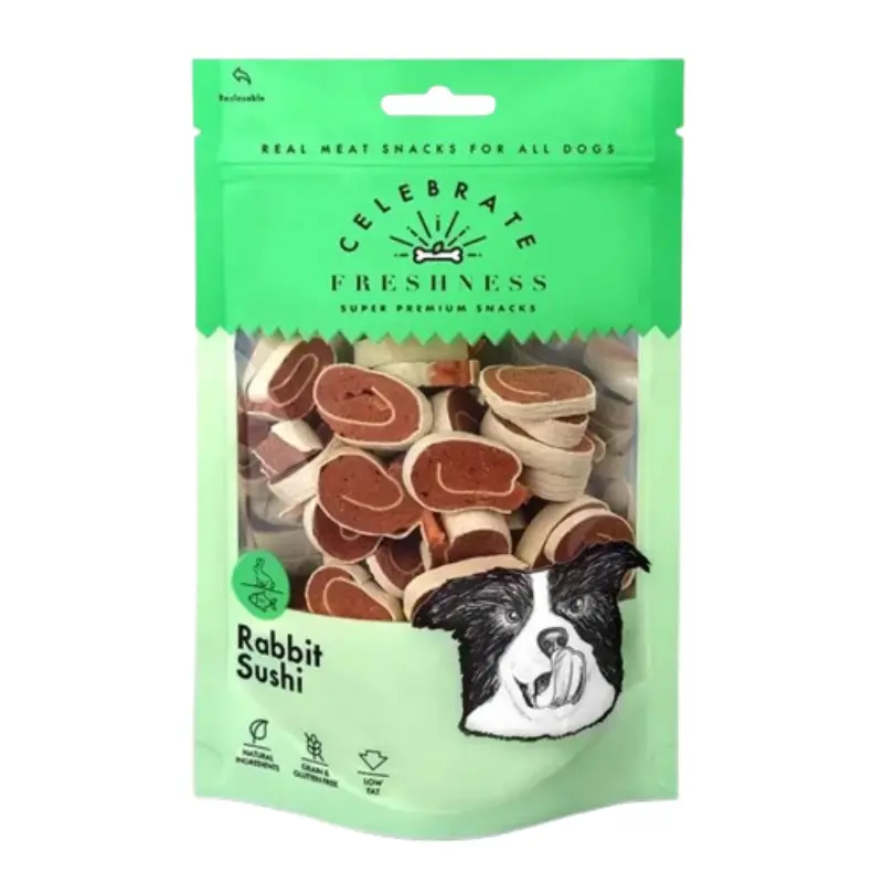 celebrate-grain-free-rabbit-sushi-100gr Λιχουδιές Celebrate Freshness Grain Free Sushi 100gr με Κουνέλι - Image 1