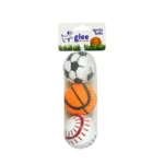 Glee Παιχνίδι Σκύλου Sports Ball 6cm, 3pcs