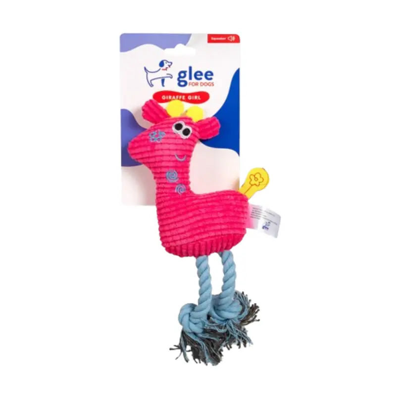 glee-91027 Glee Παιχνίδι Σκύλου Giraffe Girl Squeaky 26x16x3cm - Image 1