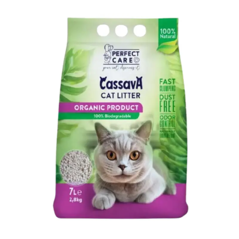 perfect-care-ammos-ygieinhs-gatas-litter-cassava-7lt Άμμος Γάτας Perfect Care Cat Cassava 7lt - Image 1
