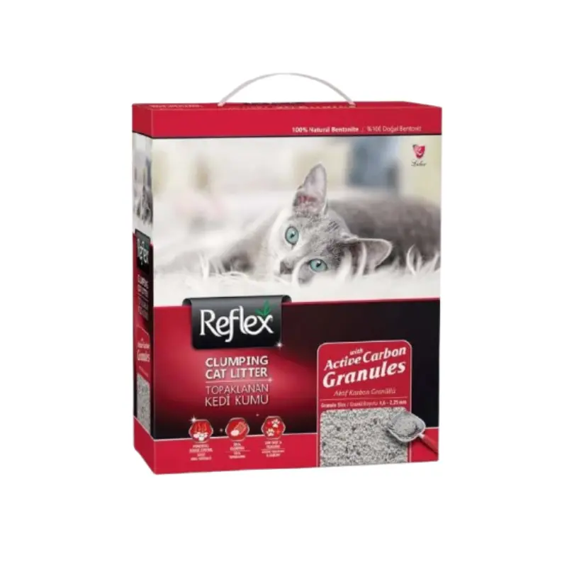 reflex-active-carbon-granules-10l Άμμος Γάτας Reflex Clumping Cat Litter Activated Carbon Granules 10lt - Image 1