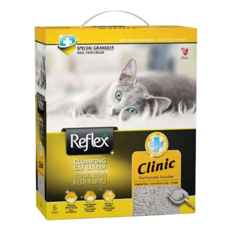 reflex-clinic-6l Άμμος Γάτας Reflex Clinic ClumpingCat Litter (6L) - Image 1