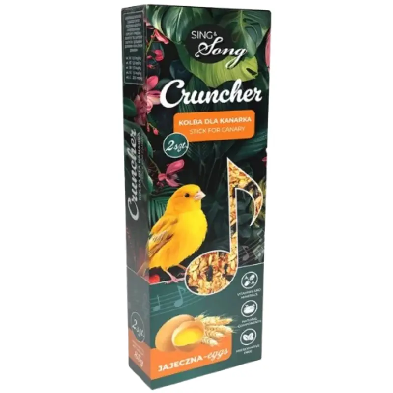 sing-and-song-cruncher-sticks-gia-kanarinia-me-aygo-85gr-2tmch Sing & Song Cruncher Sticks για Καναρίνια με Αυγό 85gr (2τμχ) - Image 1