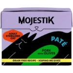 Υγρή Τροφή Γάτας Mojestik Adult Sterilised Pate με Χοιρινό & Ελιές 100ml