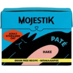 Υγρή Τροφή Γάτας Mojestik Adult Sterilised Pate με Μπακαλιάρο 100ml