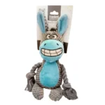 Παιχνίδι Σκύλου Λούτρινο Madpet Donkey με ήχο Γκρι 24x10x6cm